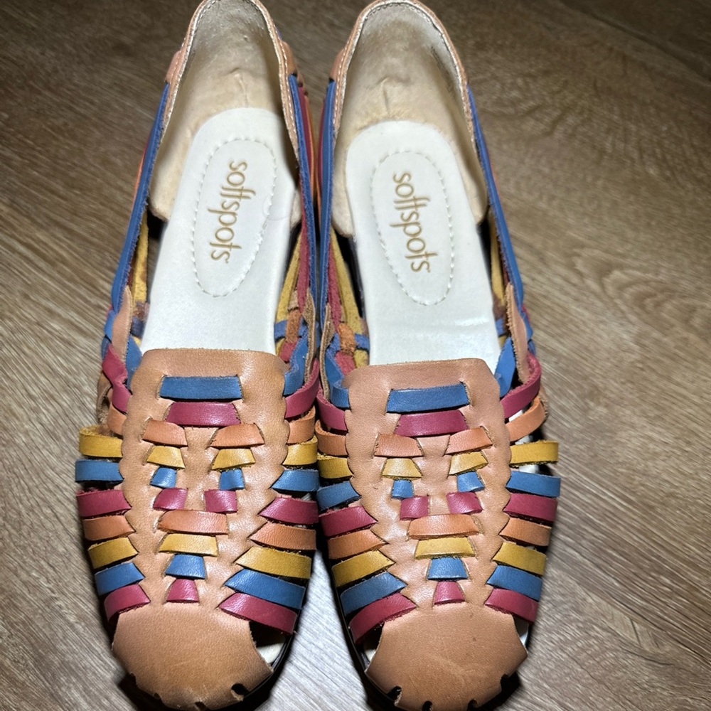 SOFTSPOTS Womens 9N Trinidad Multi Huarache Sandals